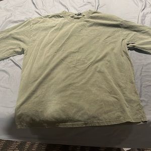 Hunter-green Oversized Long-sleeve